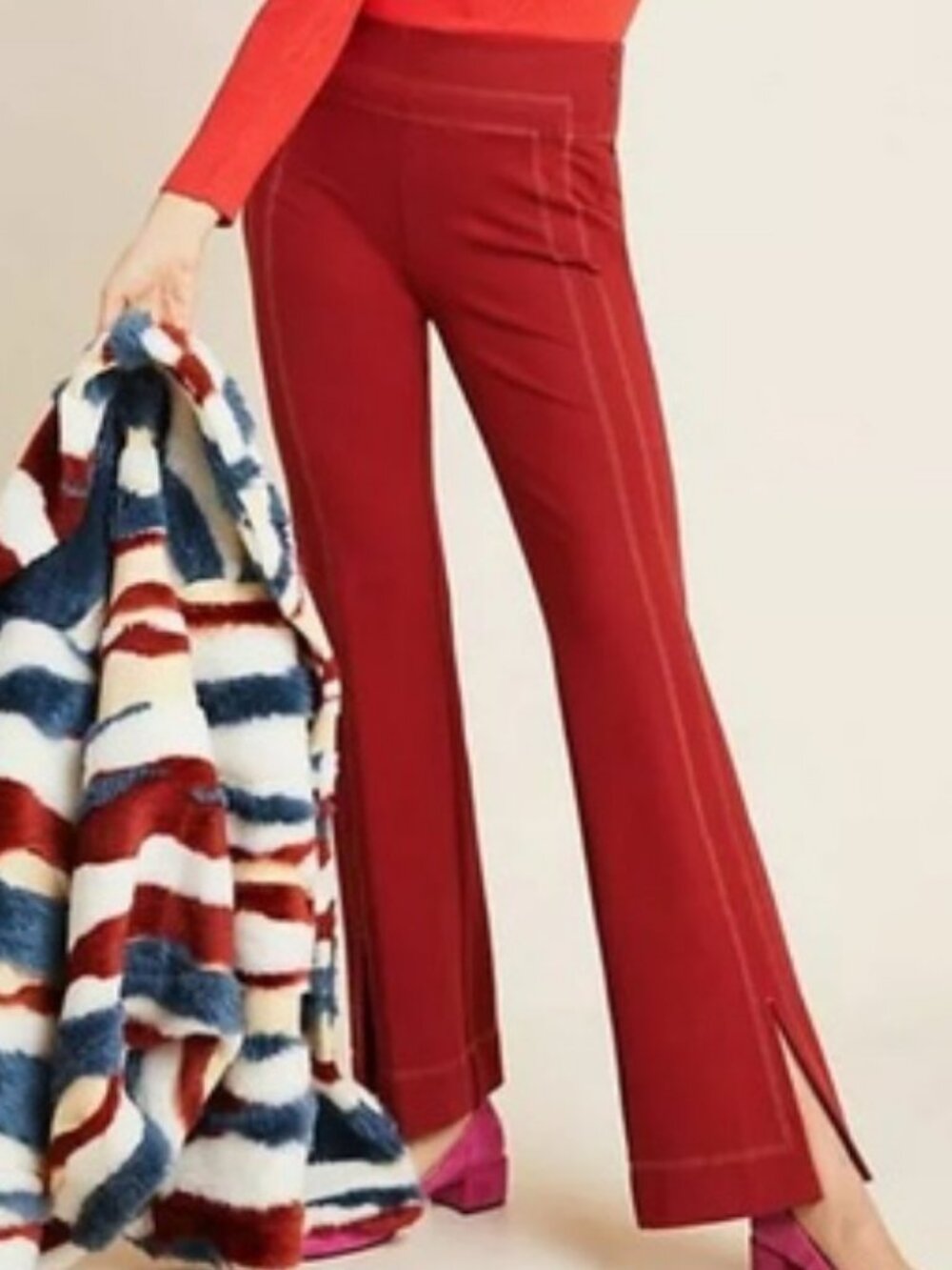Adina Bootcut Ponte Trousers